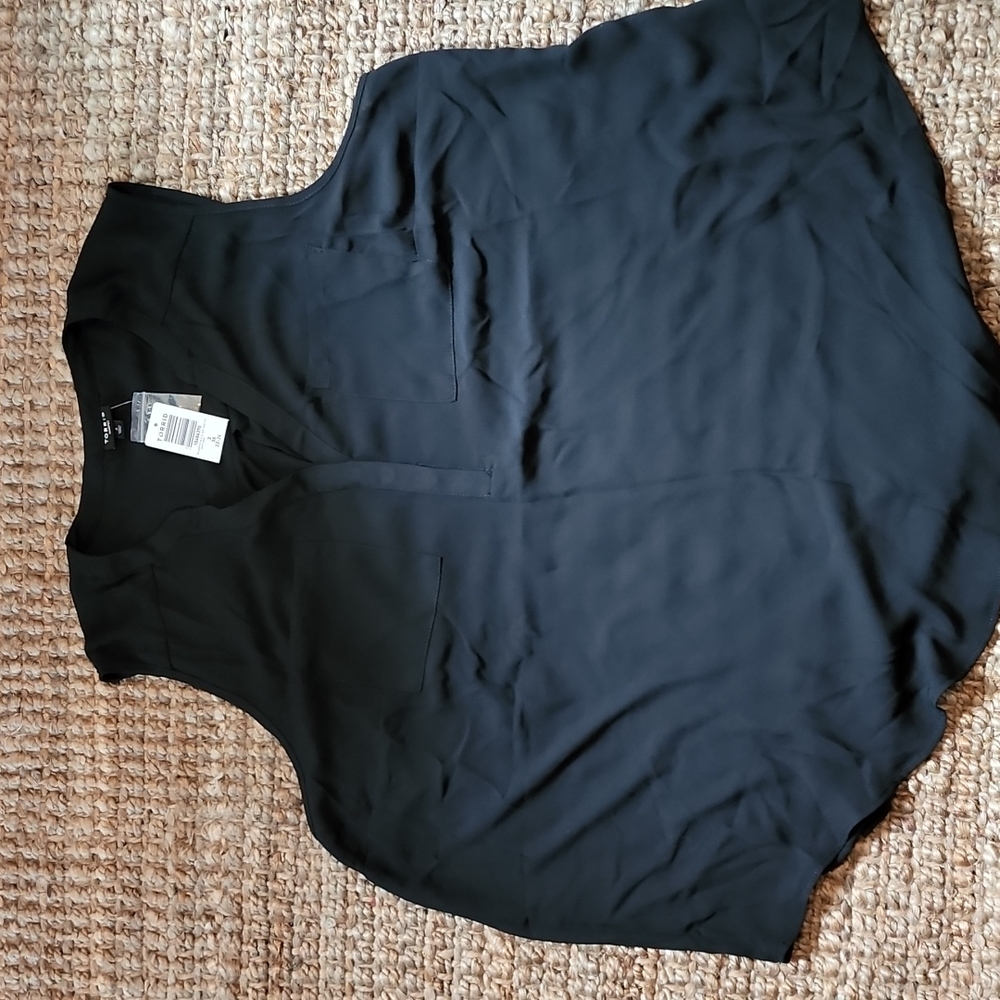NWT Torrid Black Sleeveless Top